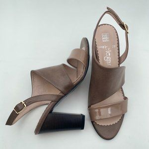 Handmade Brown Leather High Heels - 8 Inch - Elegant & Unique